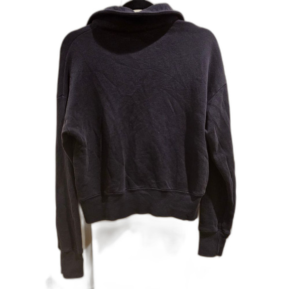 Re/Done 70s Half Zip Sweat Shirt Small - Picture 5 of 9